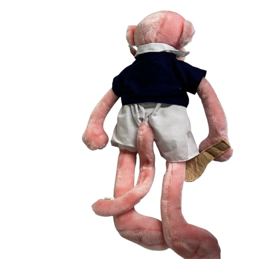 Vintage All Kelly - Pink Panther Plush Stuffed Animal 1999 - Tennis‎ Player